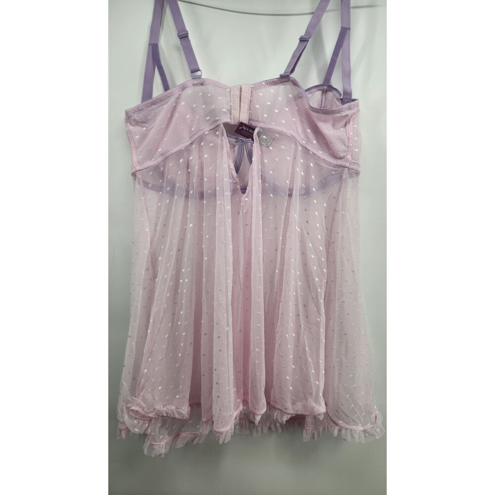Adore Me Women's 2X Aubrey Unlined Babydoll Thongβ Sleepwear Set NWT